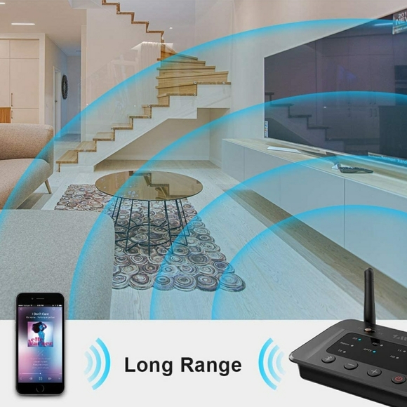 B03 Long Range Bluetooth Transmitter Receiver for TV Home Stereo BT Headphones - Picture 6 of 7